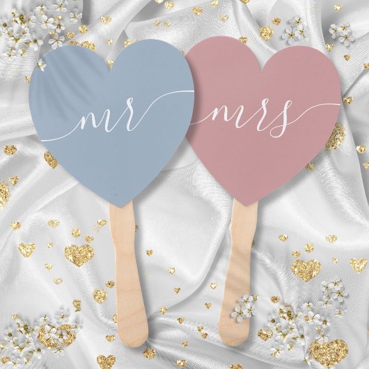 Mr. Bride or Groom Wedding Game Hand Fan Fächer