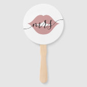 Mr. Bride or Groom Wedding Game Hand Fan Fächer (Rückseite)