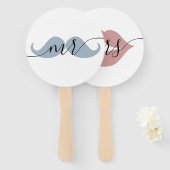 Mr. Bride or Groom Wedding Game Hand Fan Fächer (Vorne und Hinten)