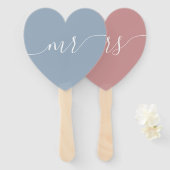 Mr. Bride or Groom Wedding Game Hand Fan Fächer (Vorne und Hinten)
