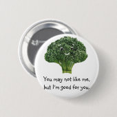 Mr.Broccoli Button (Vorne & Hinten)