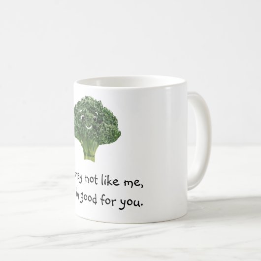 Mr.Broccoli Kaffeetasse (VorderseiteRechts)