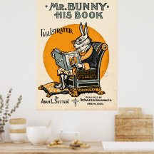 Mr. Bunny, sein Buch - Adam L. Sutton Poster