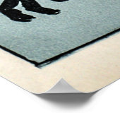 Mr. Bunny, sein Buch - Adam L. Sutton Poster (Ecke)