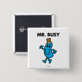 Mr Busy Waving Hello Button (Vorne & Hinten)