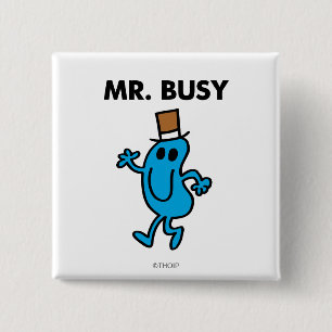 Mr Busy Waving Hello Button