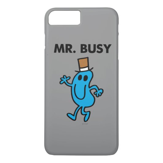 Mr Busy Waving Hello Case-Mate iPhone Hülle (Rückseite)
