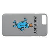 Mr Busy Waving Hello Case-Mate iPhone Hülle (Rückseite (Horizontal))