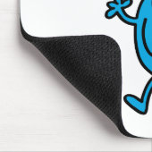 Mr Busy Waving Hello Mousepad (Ecke)