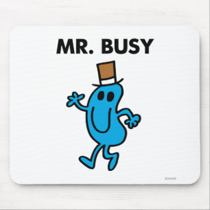 Mr Busy Waving Hello Mousepad