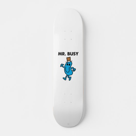 Mr Busy Waving Hello Skateboard (Vorne)