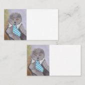 MR CAT VISITENKARTE (Vorne/Hinten)