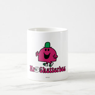Mr. Chatterbox-Logo & Telefon Kaffeetasse