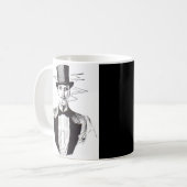 Mr. Classy, scharf gekleideter Mann Kaffeetasse (Vorderseite Links)