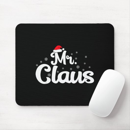 Mr Claus Christmas Family Matching Pajama  Mousepad (Mit Mouse)