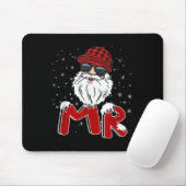 Mr Claus Costume Christmas Funny Santa Hat Family Mousepad (Mit Mouse)