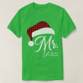 Mr Claus & Mrs Claus Est T-Shirt (Design vorne)