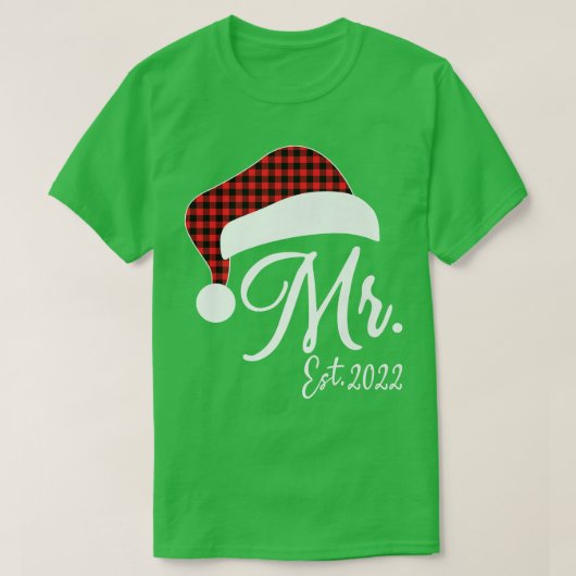 Mr Claus & Mrs Claus Est T-Shirt (Design vorne)