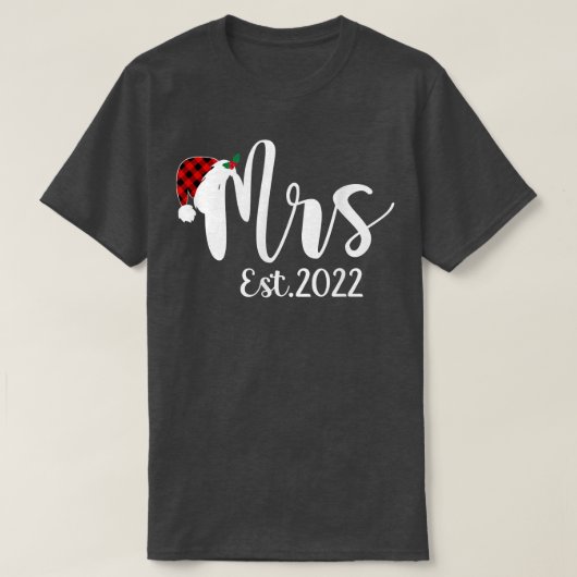 Mr. Claus & Mrs. Claus Est T-Shirt (Design vorne)