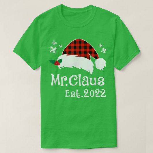 Mr. Claus & Mrs. Claus Est T-Shirt (Design vorne)