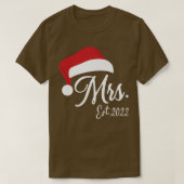 Mr Claus & Mrs Claus Est T-Shirt (Design vorne)