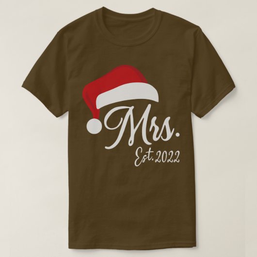 Mr Claus & Mrs Claus Est T-Shirt (Design vorne)