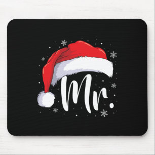 Mr. Claus Weihnachtspaare passen sich zusammen Mousepad