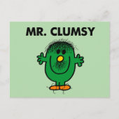 Mr. Clumsy entdeckt Postkarte (Vorderseite)