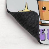 Mr Coffee sagt: Aufstehen und Strahlen Mousepad (Ecke)