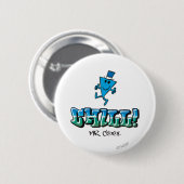 Mr. Cool beim Chillen Button (Vorne & Hinten)