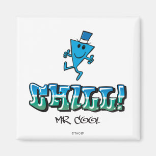 Mr. Cool beim Chillen Magnet