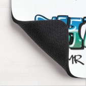 Mr. Cool beim Chillen Mousepad (Ecke)