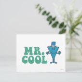 Mr. Cool | Logo Design Postkarte (Stehend Vorderseite)