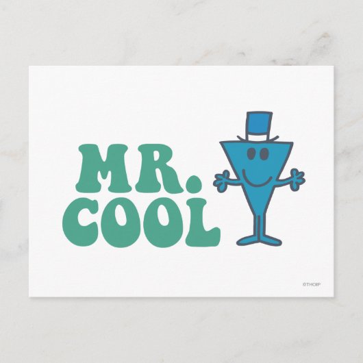 Mr. Cool | Logo Design Postkarte (Vorderseite)