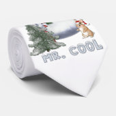 Mr. Cool - Snowman Krawatte (Gerollt)