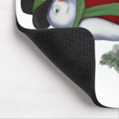 Mr. Cool - Snowman Mousepad (Ecke)