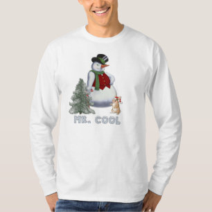 Mr. Cool - Snowman T-Shirt