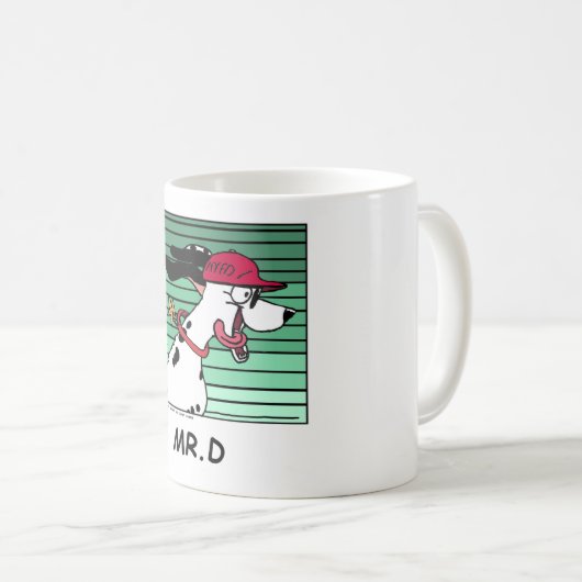 Mr. D Speeding Tasse! Kaffeetasse (VorderseiteRechts)