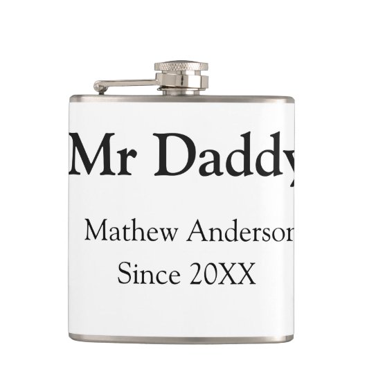 Mr Daddy since add year name parents father name g Flachmann (Vorderseite)
