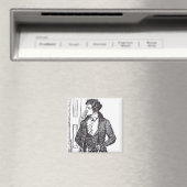 Mr. Darcy an der Tür Magnet (In Situ (Geschirrspüler))