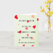 Mr. Darcy Karte (Gelbe Blume)