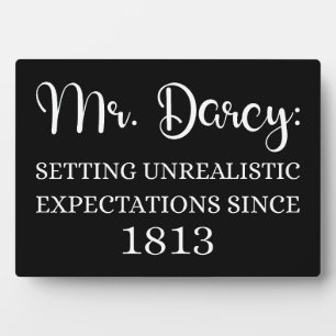 Mr. Darcy: Unrealistische Erwartungen seit 1813 Fotoplatte