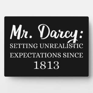Mr. Darcy: Unrealistische Erwartungen seit 1813 II Fotoplatte
