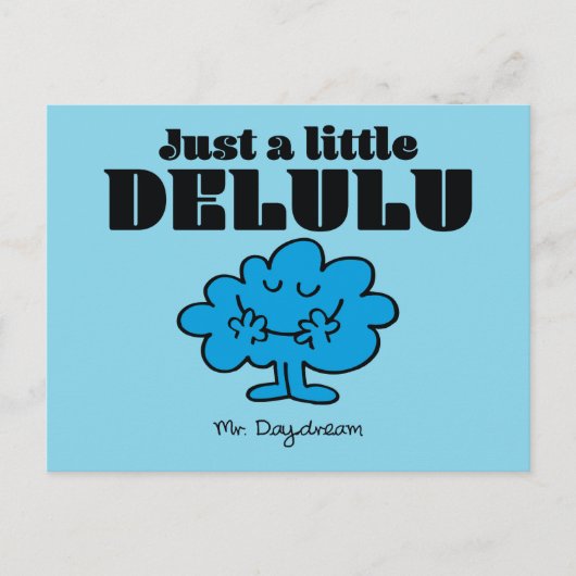 Mr. Daydream just a Little Delulu Postkarte (Vorderseite)