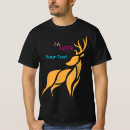 Mr. Deer Graphic – Rustic Woodland Style T-Shirt