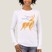 Mr. Deer Graphic – Rustic Woodland Style Tri-Blend Shirt (Vorderseite)