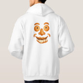 Mr. Dough Face - Funny Anthropomorphic Bread Man Hoodie (Rückseite)