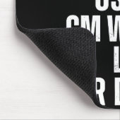 Mr Ducks Mr Not Duck Joke Phonetic Puzzle Mousepad (Ecke)