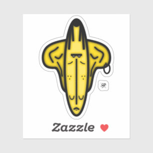 Mr. Ears - Cartoon steht auf Sticker v2