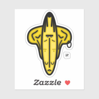 Mr. Ears - Cartoon steht auf Sticker v2